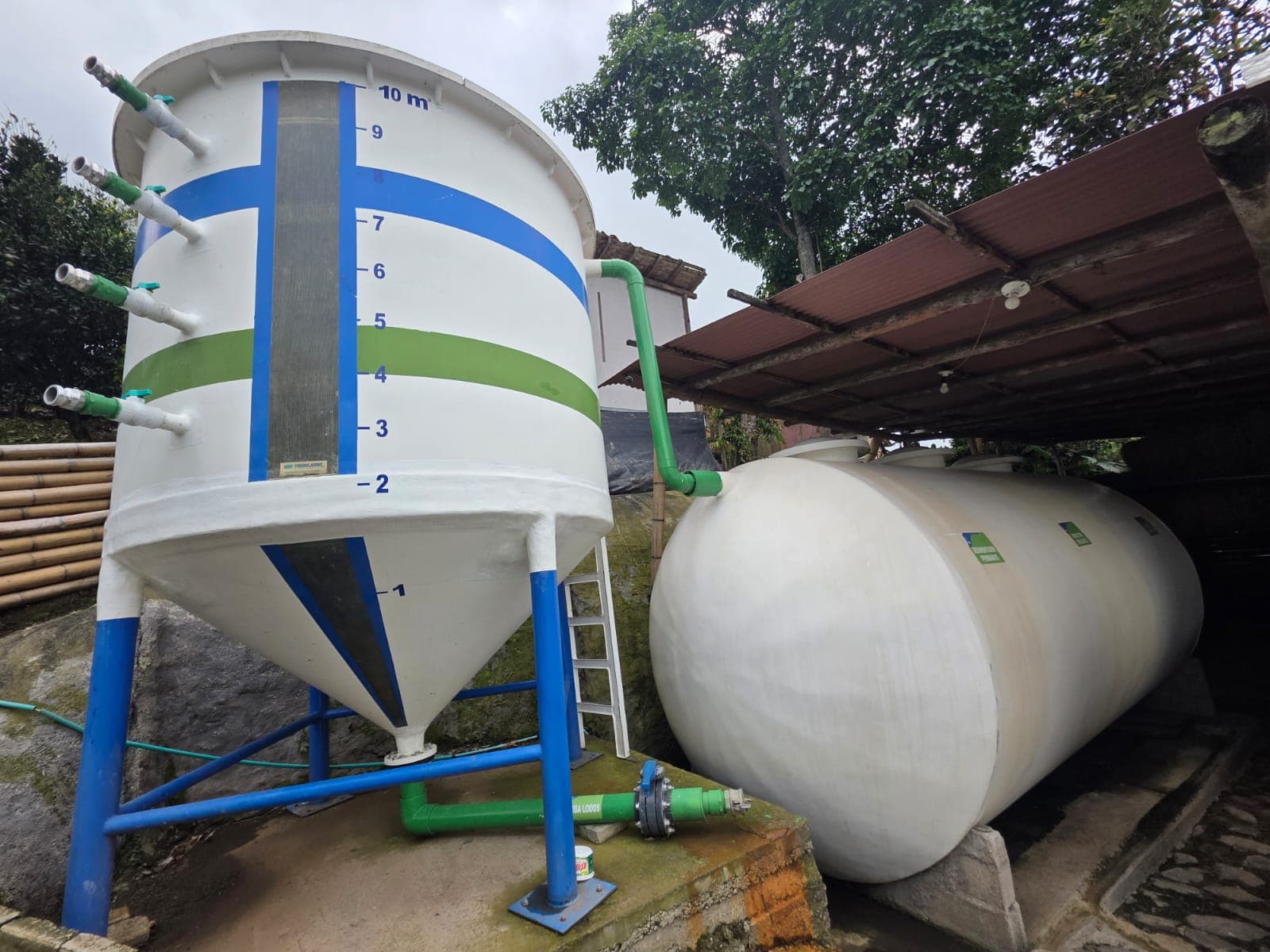 Planta de tratamiento de residuos sépticos